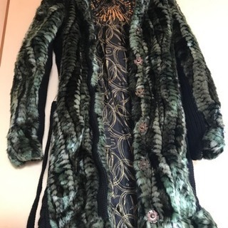 desigualファーコート⭐️美品値下げの画像