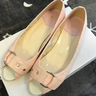 【未使用】Fin ツイードパンプス