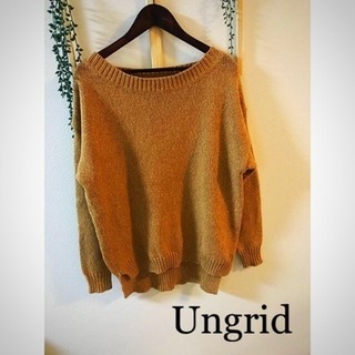 ☆Ungrid☆アングリッド  ニットプルオーバーの画像