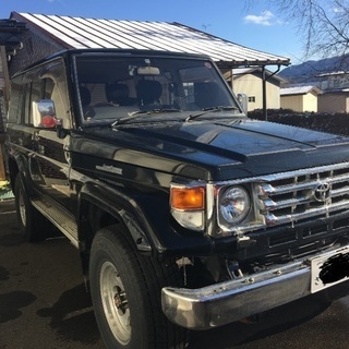 H4年 HZJ77ＨＶ ランクル70 車検あり