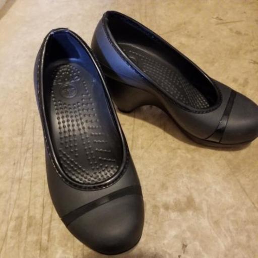 美品‼️クロックス サンダル パンプス W5 CROCS　21センチ