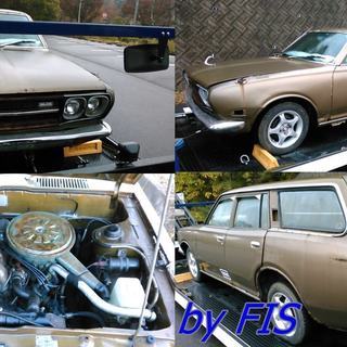 ブルUバン●V610 ブルーバードU◆内装極上 書類付 部品取り車の丸車で◆昭和４８年式◆一時抹消◆旧車・絶版車◆L16◆スペアパーツ●愛知県の画像