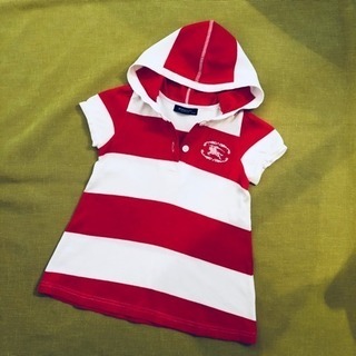 【美品】Burberry ワンピース 90 チュニック パーカー...