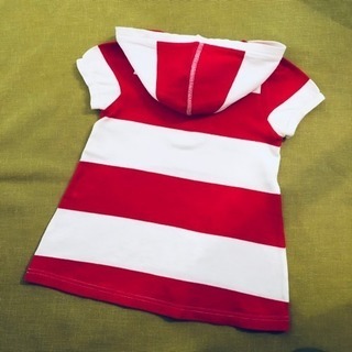 【美品】Burberry ワンピース 90 チュニック パーカー 1歳 2歳 バーバリーの画像