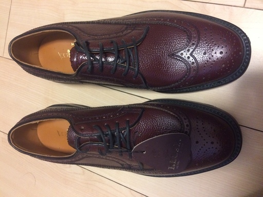 未使用　REGAL　ウイングチップ　ビジネスシューズ