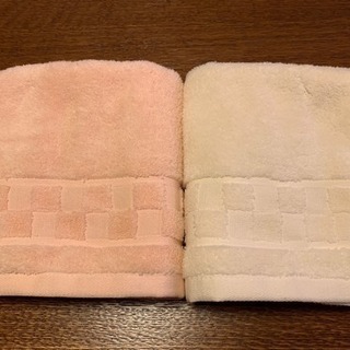 紅白タオルの画像