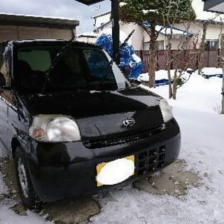 【急募】ダイハツエッセ黒 走行距離4万以下！4WD！夏冬タイヤ両...