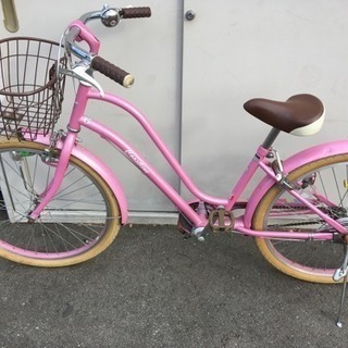 福岡 早良区 原 24インチ子供自転車 ピンク