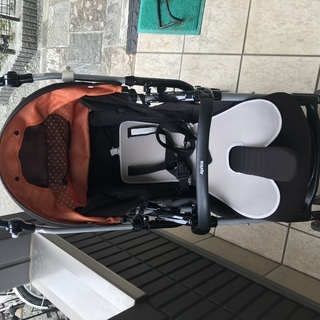 交渉中です。  Aprica　ベビーカー　ショコラ　ポルカ　ドットオレンジの画像