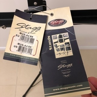 お値下げ❗️ Stagg社製 スタンド 黒の画像