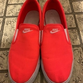 NIKE スリッポン ナイキ オレンジ 中古 値下げしました❗️の画像