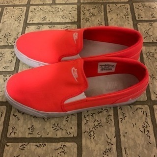 NIKE スリッポン ナイキ オレンジ 中古 値下げしました❗️の画像