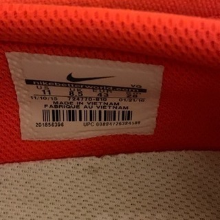NIKE スリッポン ナイキ オレンジ 中古 値下げしました❗️の画像