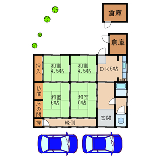南彦根駅徒歩圏内、ペットと住める一軒家です。