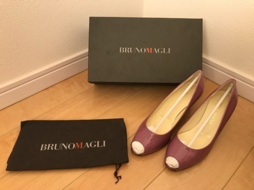 【値下げ】ブルーノマリ  オープントゥパンプス