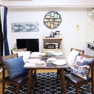 ★敷金・礼金・仲介手数料0円★　家具家電付き　４名入居可
