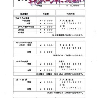 打撃系格闘技のジムがオープンしました。の画像