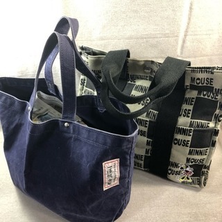 本日限定値下げ　2,000円　旧一澤帆布製　ミニトート　＆　ミニ...