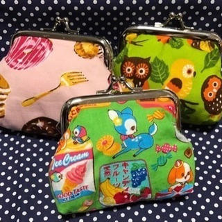 次回は、9月18日に開催✨がま口作り😊1100円で🎀の画像