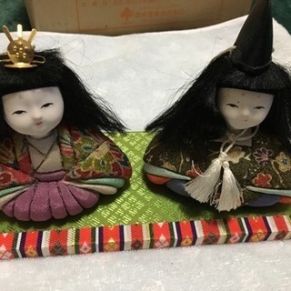 お話し中♦️木目込み人形 /豆親王
