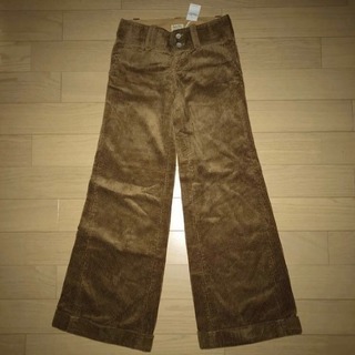 Purple&Yellow パープルアンドイエロー♪コムサ コーデュロイ ガウチョ