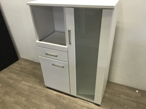 121306☆食器棚 ホワイト☆