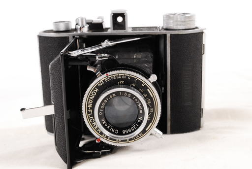 7456 MINOLTA ミノルタ 蛇腹カメラ KONAN-FLICKER Chiyoko Promar.sⅡ F3.5 75mm　アントレ