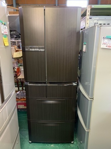 三菱 6ドア冷蔵庫 2011年 MR-E57S-DW3 565L 中古