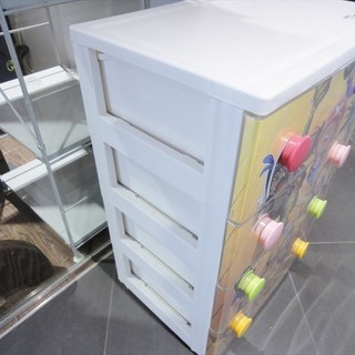 ●ワンピース 収納ケース CHG-T554 乾杯IH/ONE PIECE/4段 チェスト/家具/引き出しの画像