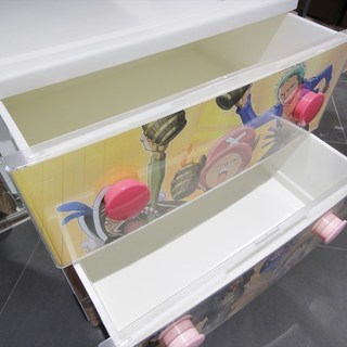 ●ワンピース 収納ケース CHG-T554 乾杯IH/ONE PIECE/4段 チェスト/家具/引き出しの画像