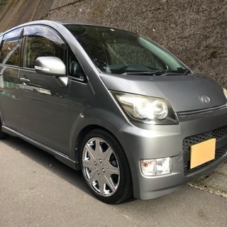 平成17年 ムーヴ カスタム 車検32年3月まで! タイベルト交換済み! キーレス・アルミホイール! 売り切り! 平成19年 ムーヴ ｶｽﾀﾑRS ターボ L175S グレー 走行13万キロ 車検32年11