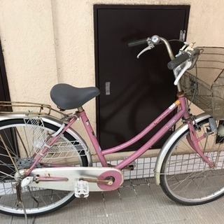《交渉中》ピンク 自転車の画像