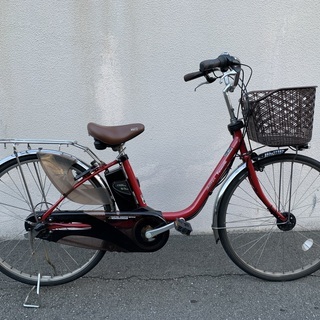 地域限定送料無料 パナソニック ビビ DX 8,9AH 茶 神戸市 電動