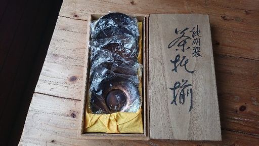 used 純銅 茶托 五客揃え 共箱付