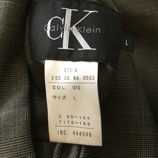 CalvinKlein メンズ リバーシブルダウンジャケット Lサイズの画像
