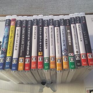 プレステ3本体+ソフト15本セットの画像