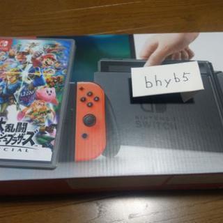 Switch本体とスマブラspの画像