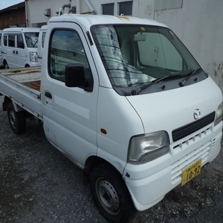最終在庫処分　平成１３年　スクラムトラック４WD　５速　車検３１...