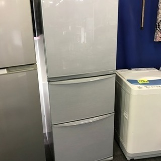 東芝340L　自動製氷機付き　3ドア　