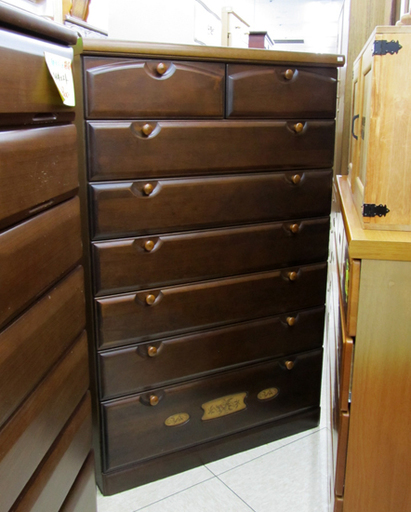 ７段チェスト 139cm 札幌市内近郊配達可能 整理タンス 西宮の沢