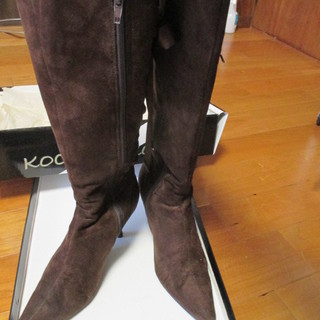 値下げ！茶色　スエード調ブーツ