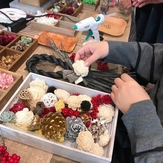 姫路でしめ縄リース作り☆追加☆
