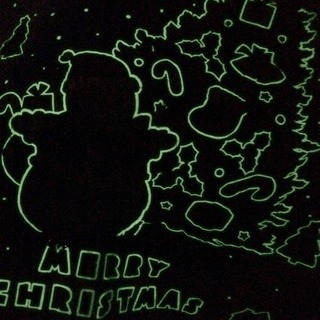 X'mas★光るBIGツリータペストリー★蓄光の画像