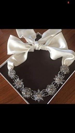 ☆ダブルスタンダード☆リボンカチューシャ ブライダル ヘッドアクセサリー