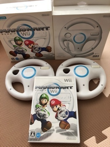 マリオカート Wii  ソフト＆ハンドル2個