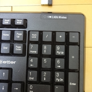 etter ワイヤレスキーボード USBレシーバー PC パソコン 無線 keyboardの画像