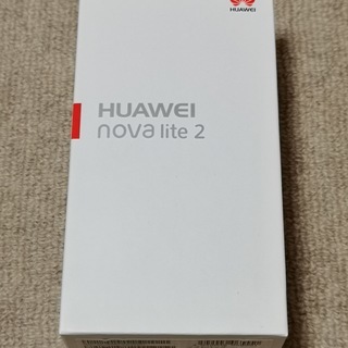 新品未開封☆Softbank HUAWEI nova lite2 ブルー☆SIMロック解除