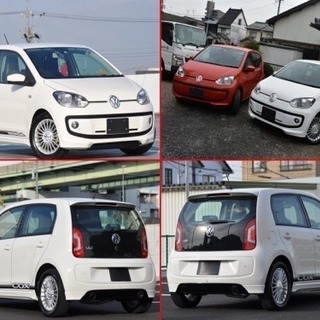 VW・UP上級モデルhigh up!COX・コンプリ-トカ-仕様!!エアロ/外マフラ-/アルミ/車高調/HID/社外HDDナビets/OP80万程!!の画像
