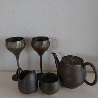 真鍮ティーセット