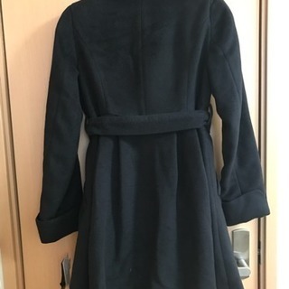 レディース コート 黒 ロング 未使用の画像